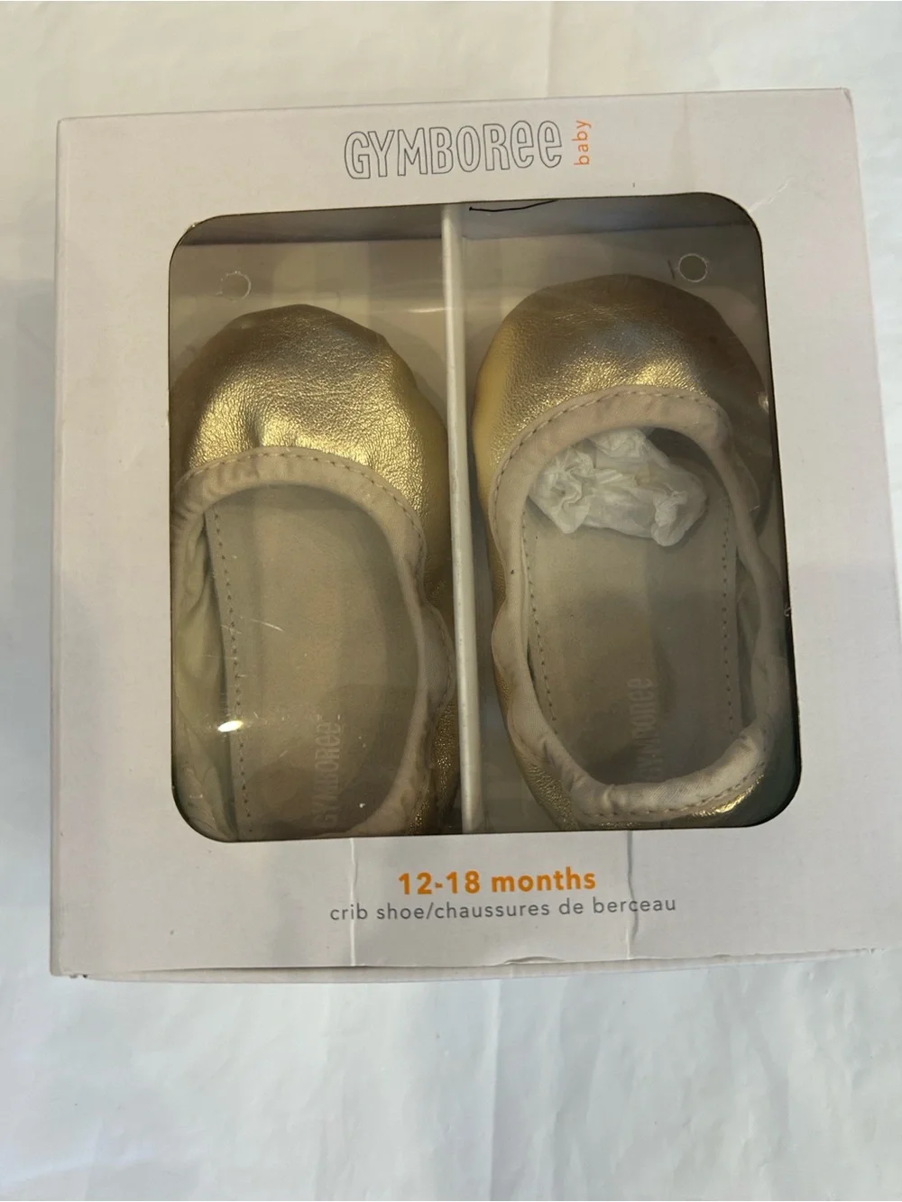 Gymboree gold crib